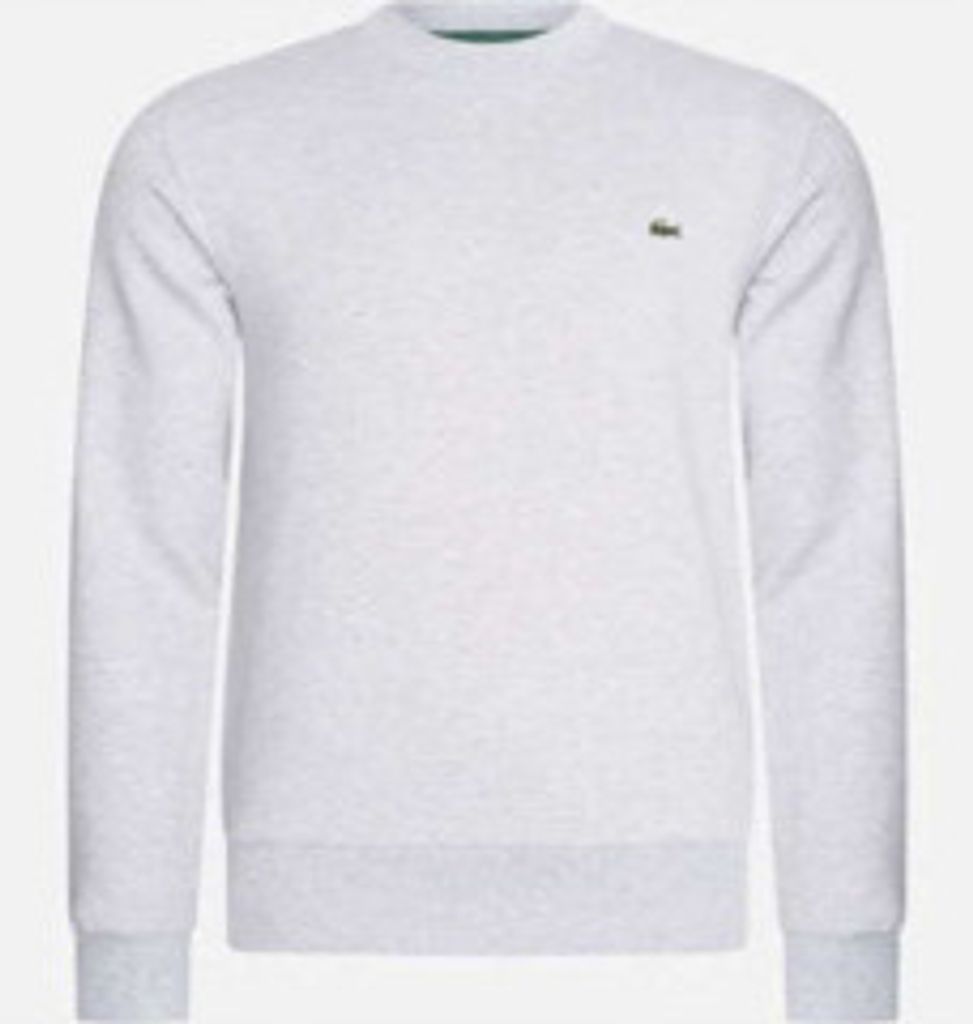 Lacoste Sweatshirt aus gebürsteter Baumwolle, Grau L Produktbild 4