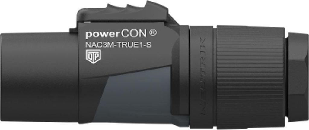 trik NAC3M-TRUE1-S, powerCON, Schwarz, Gerade, Kupfer, Produktbild 