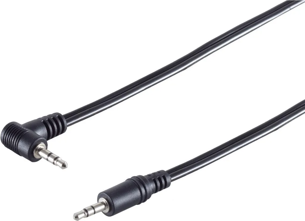 Câble Jack 3,5mm pour Autoradio et Smartphone - Prise Coudée Pratique 1,5m