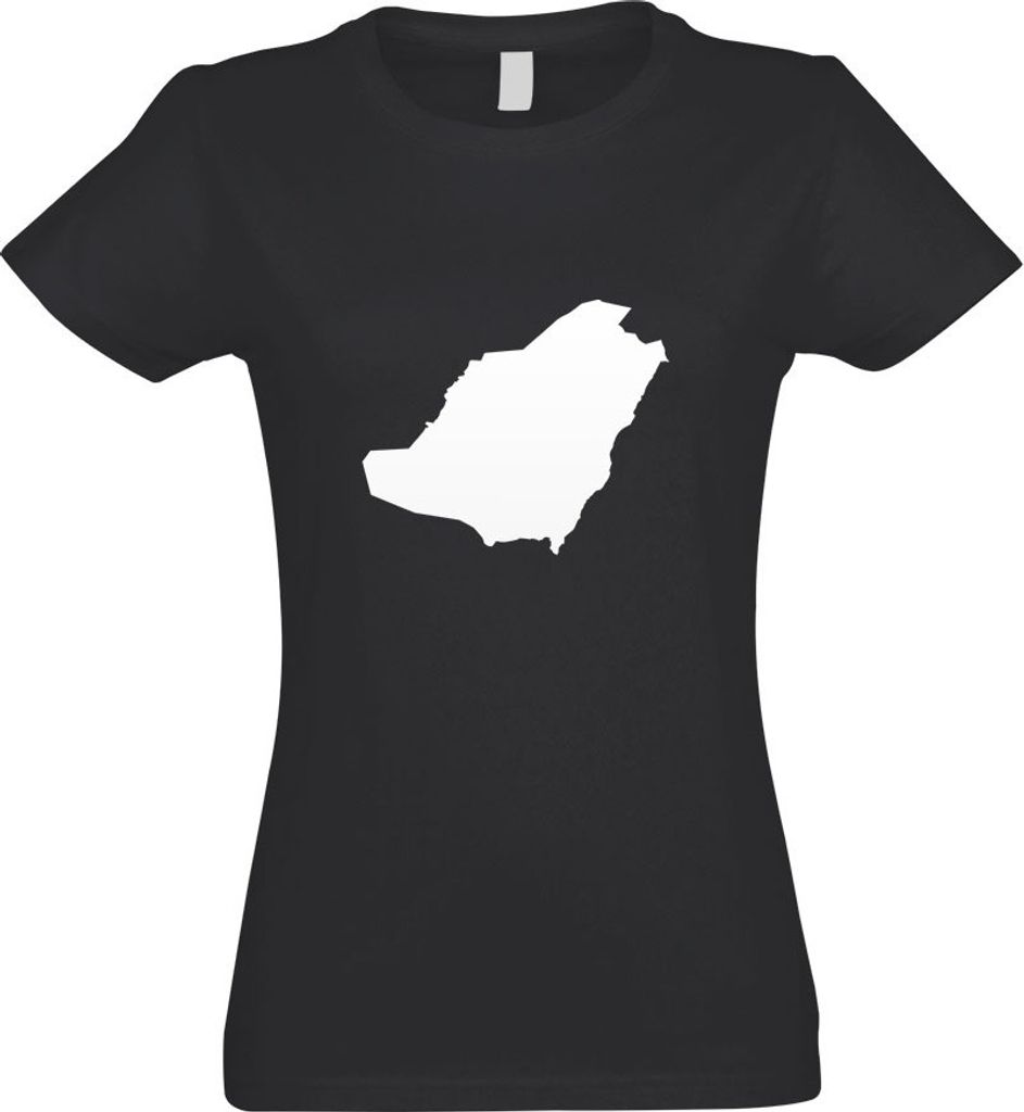 Kiwistar - T-Shirt tailliert - Damen - Graphit - Saudi-Arabien Umriss Kontur - mit Motiv Bedruckt - Funshirt Design - Sport - Freizeit - Damen - XXL