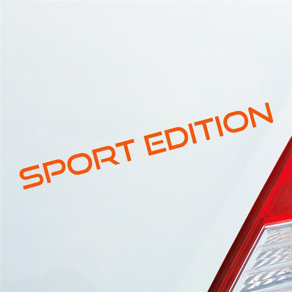 Auto Aufkleber Sport Edition Rennauto Racecar schnell 19x20 Produktbild 