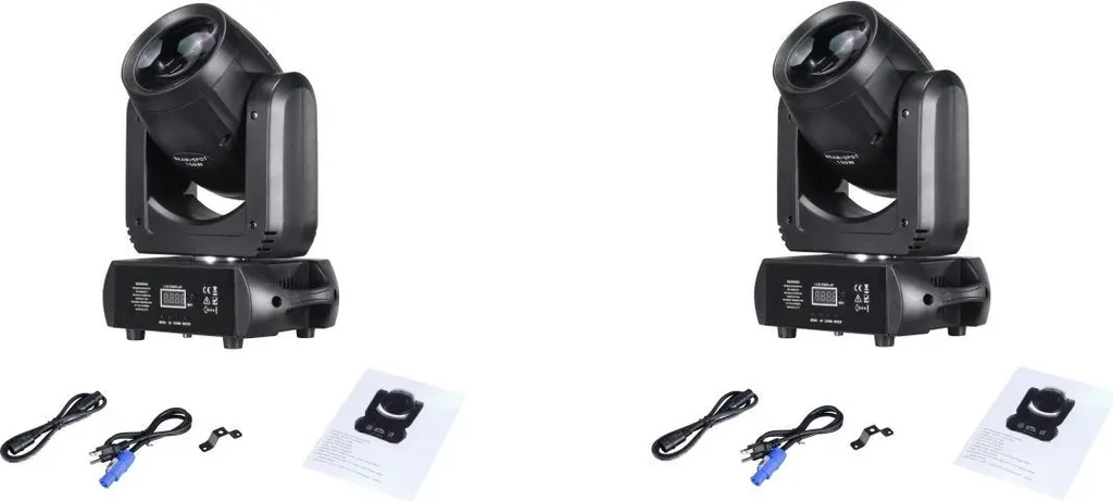 Lyre LED spot DMX à prisme rotatif pour jeux de lumière scène