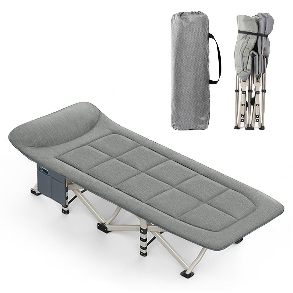 Campingbett feldbett klappbar, 190x68x40 cm, Faltbar Produktbild 
