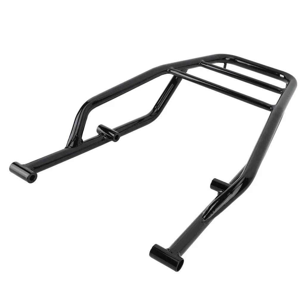 Portabagagli Posteriore per Moto Custom e Cafè Racer: Ferro Nero