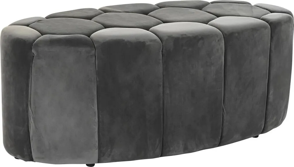Tabouret DKD Home Decor Gris Bois MDF 125 x 53 x 46,5 cm Élégant