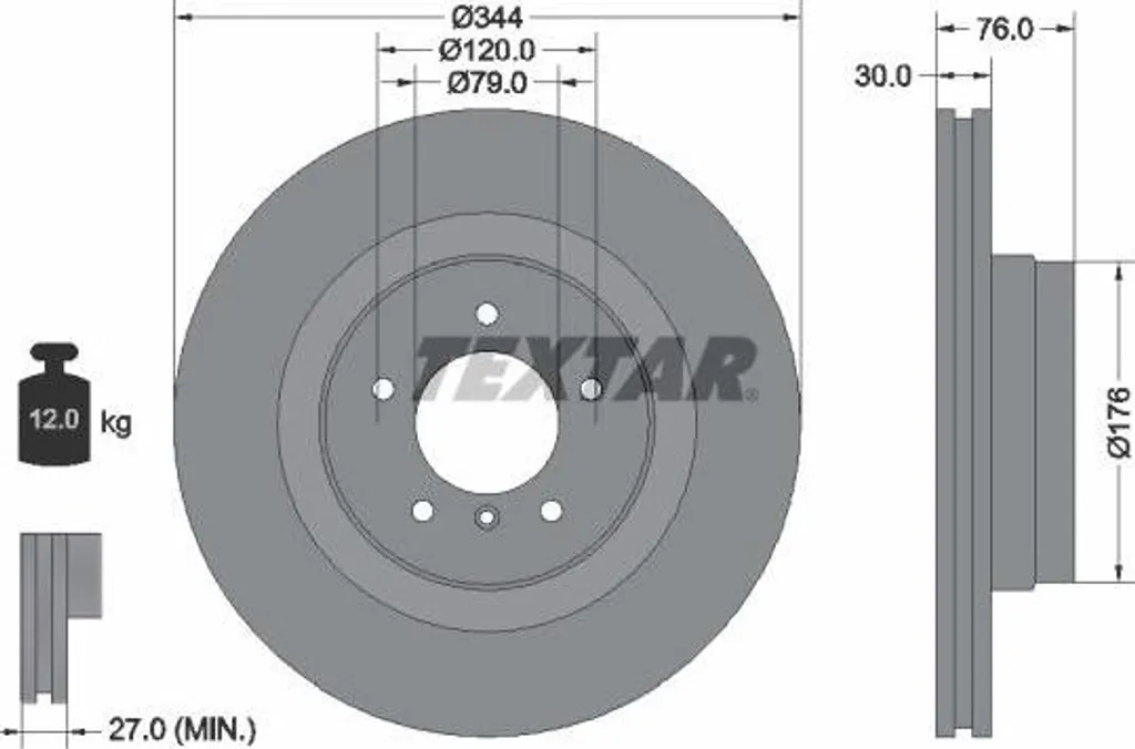 Supprimez les vibrations au freinage : Disque Range Rover SDB500181