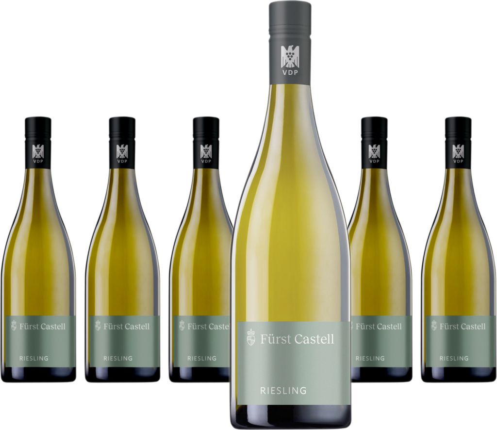 6 x Fürst Castell Riesling Gutswein feinherb