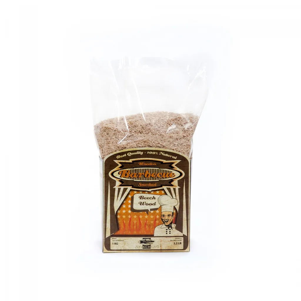 Axtschlag Beech Saw Dust Poudre de fumage de hêtre pour barbecue 1kg