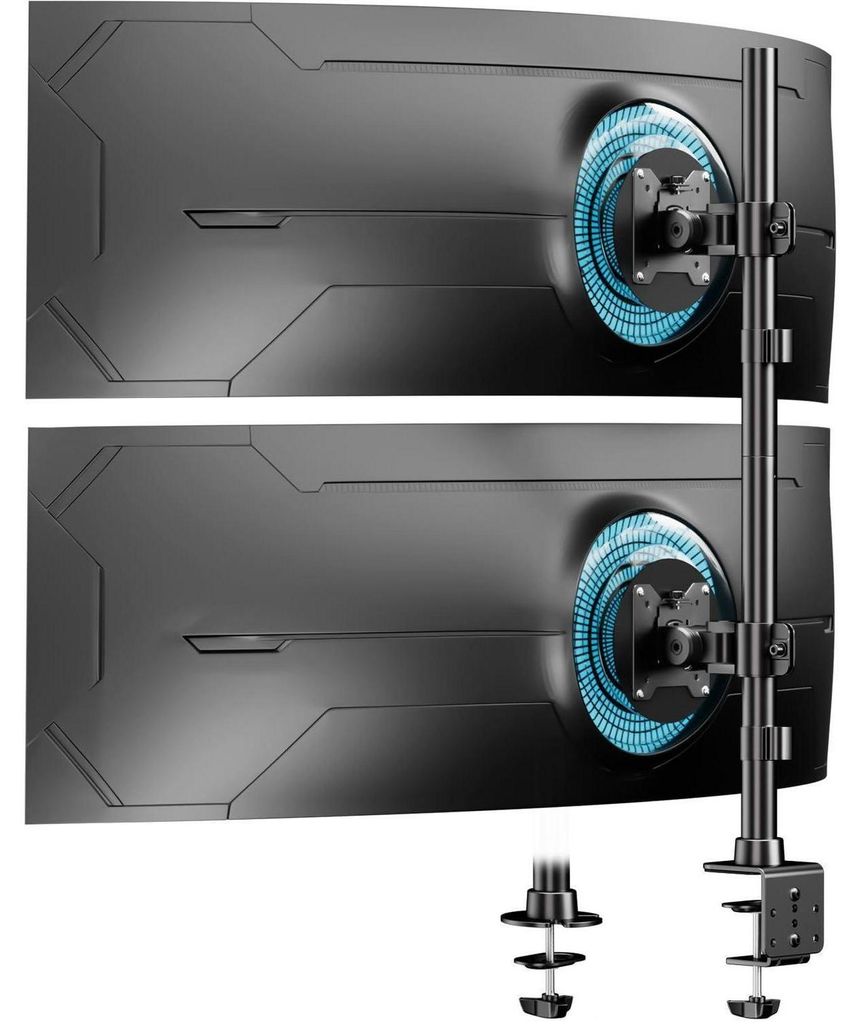 Držák monitoru pro 2 monitory, umístěné nad sebou, výškově Obrázek produktu 