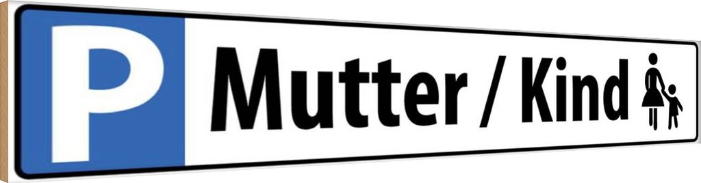 vianmo Holzschild 10x46 cm Mutter Kind Familie Freunde
