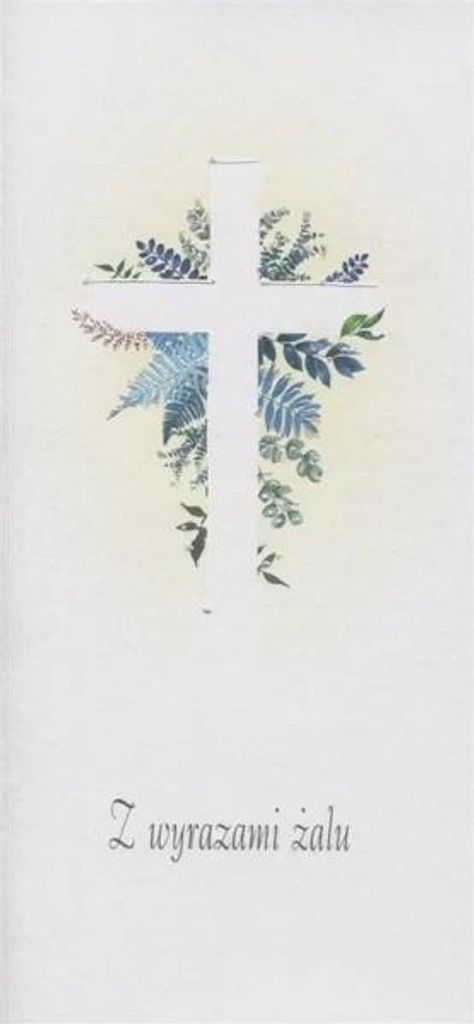Kondolenzkarte DL KON02 – Kreuz – MAK