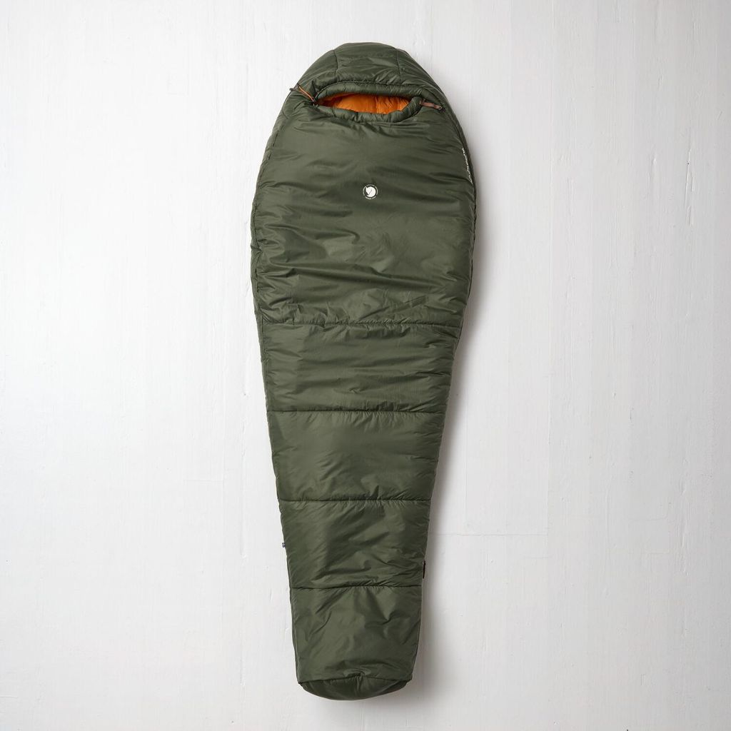 Fjällräven Abisko 3 Seasons Regular Schlafsack (Herren bis-5°C / max. 185 cm / Gewicht 1,55kg) Olive
