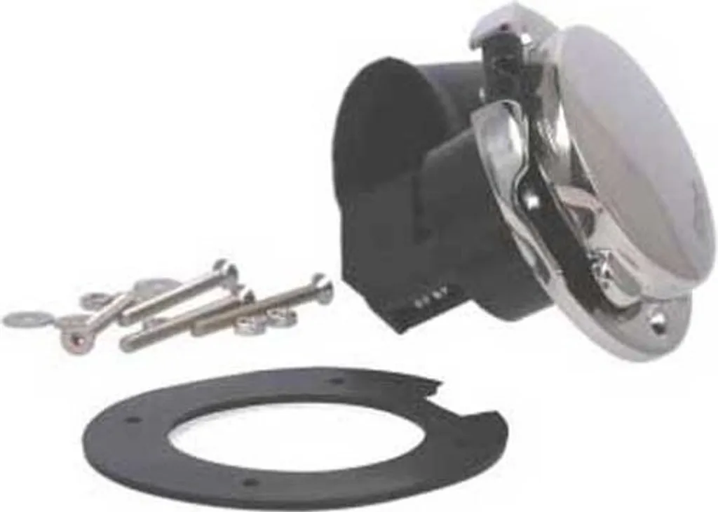 Ratio Electric Connecteur Inox de Bord 16A 250V Argent Taille Unique
