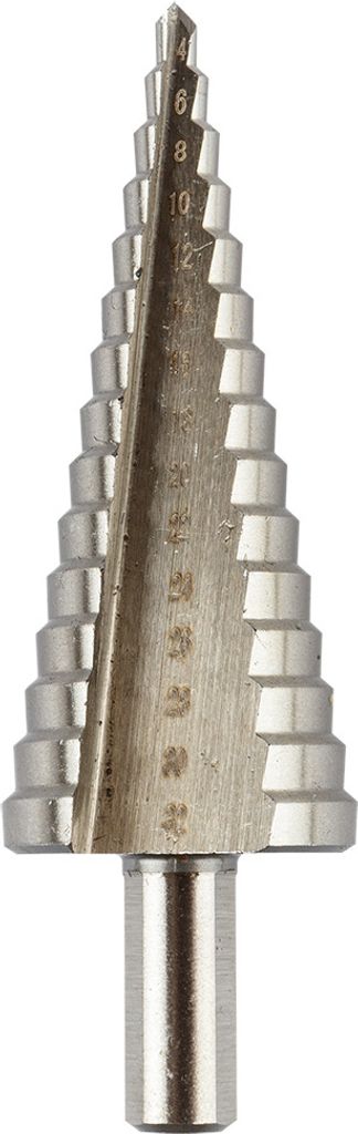 GRAPHITE Spiralnut Stufenbohrer aus Titan HSS 4-32mm - Kegelbohrer, Schälbohrer ideal für Blech, Kunststoff und Holz - Schneiden Mehrlochbohrer, ...