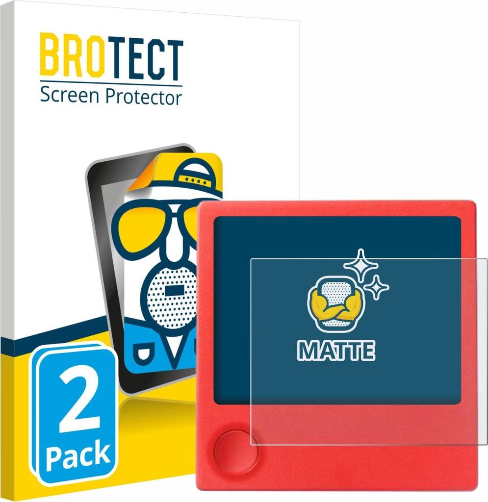 2x BROTECT Schutzfolie für PicPak E-Ink Display Displayschutz Displayschutzfolie Folie Matt Entspiegelungsfolie
