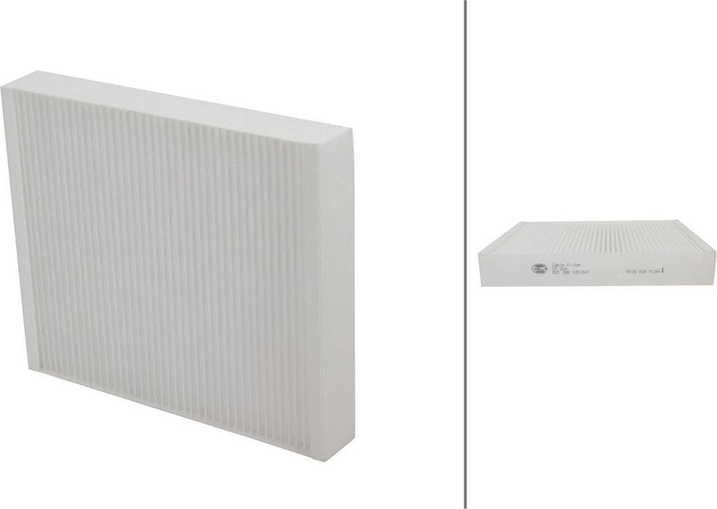 Innenraumfilter Pollenfilter 239 x 204 mm HELLA für u.a. OPEL ASTRA