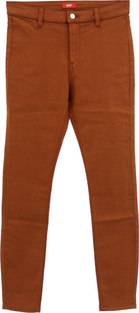 33019 Esprit, Mid Rise Jegging, Damen Jeans Hose, weicher Stretchtwill, light chocolat, W 27 L 32