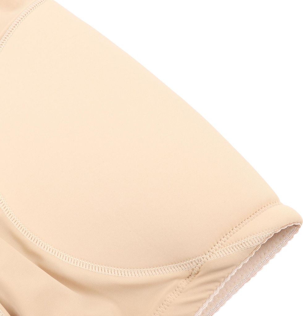 Damen Hip Lifting Shorts, figurbetont, festes Schwammkissen, körperformend, Shapewear, Aprikose, XXXL