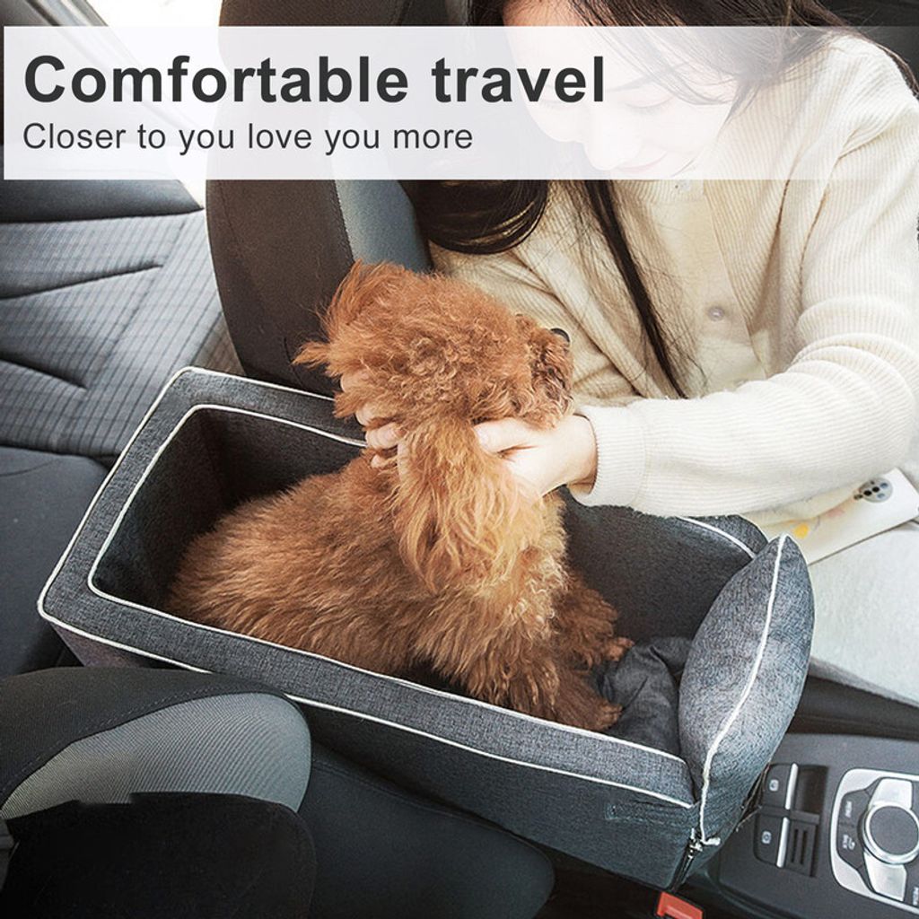 Hunde-Autositz Pet Booster Seat Armlehne Atmungsaktiver Produktbild 3