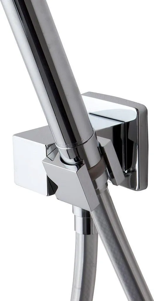 Kit Doccia Universale Cromato: Sostituzione Rapida Supporto e Doccetta - 2