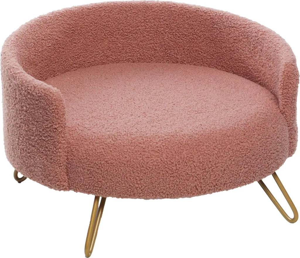 Fauteuil Disco pour chat et chien - Tissu pailleté et confort premium