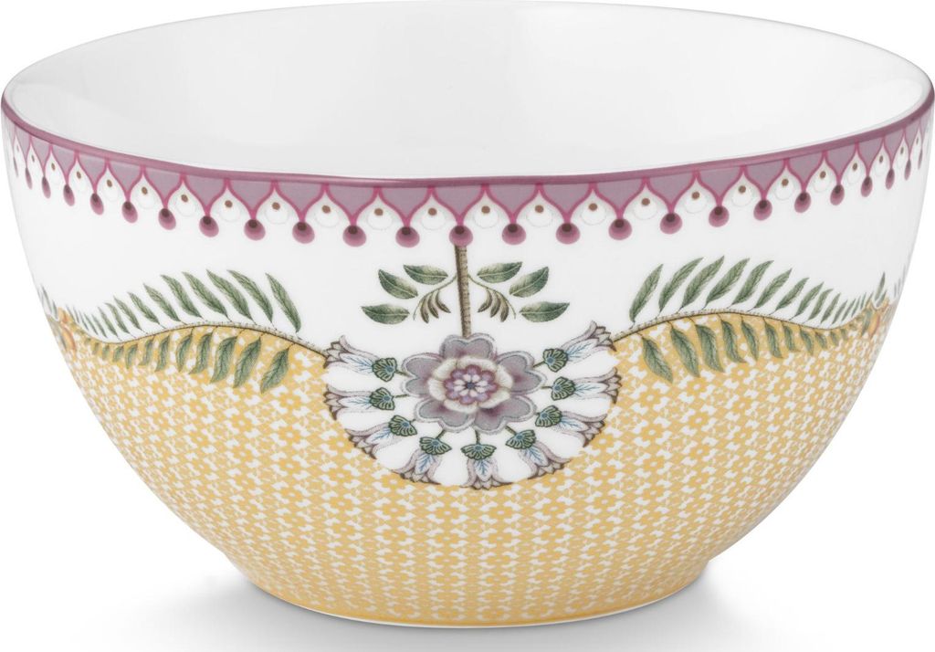 PIP STUDIO Lily&Lotus Tiles Yellow Bowl 15cm