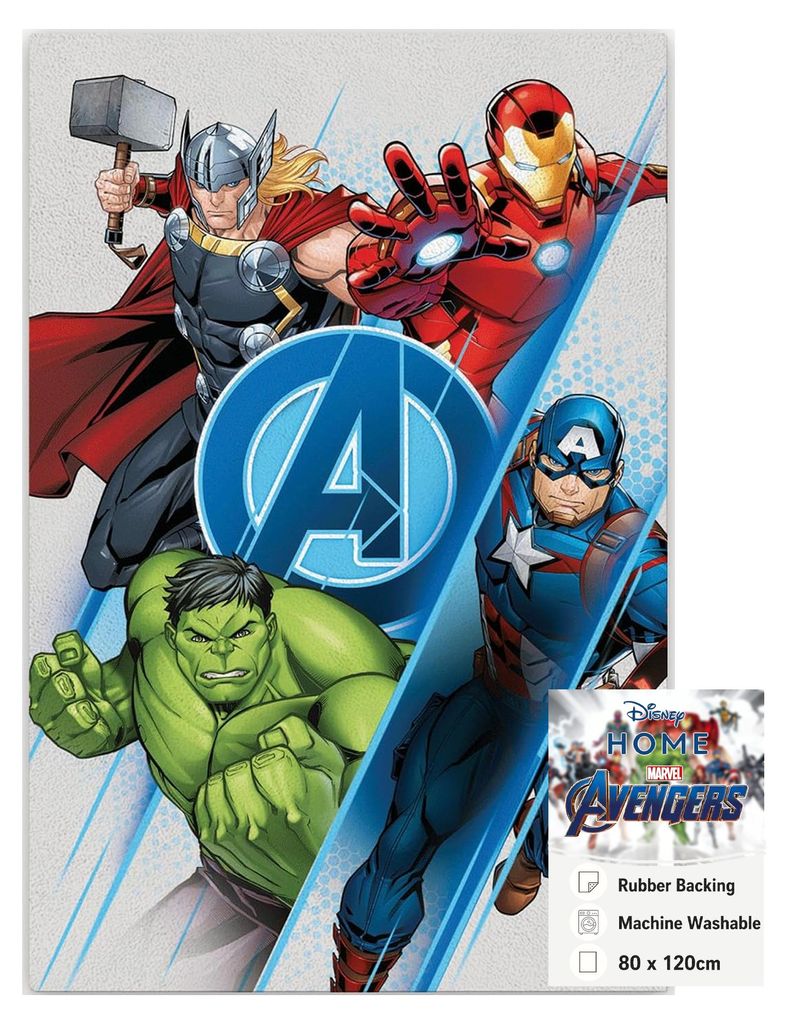 Disney Marvel Avengers Kinderteppich 80x120 cm – Produktbild 