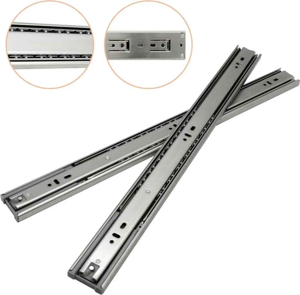 TolleTour Guide per Cassetti 500mm Estrazione Totale Autobloccanti 45mm