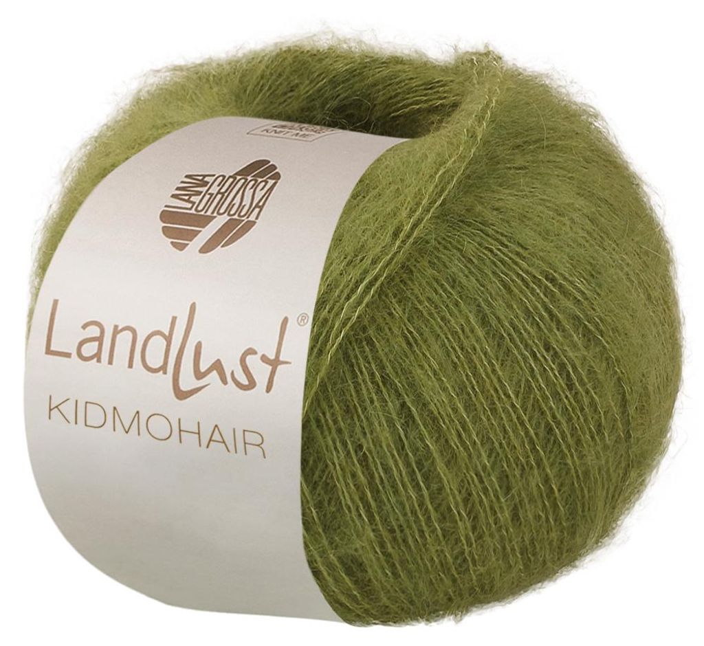 Lana Grossa - Landlust Kidmohair  0025 waldgrün Produktbild 