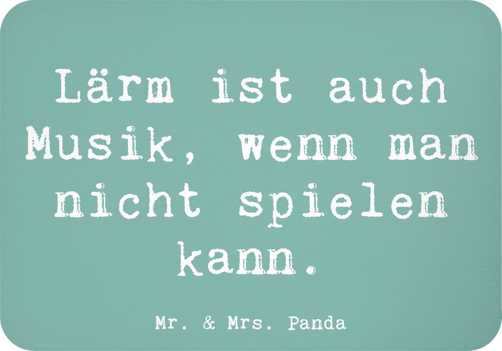 Mr. & Mrs. Panda magnet Spruch Schlagzeug Lärm - Meeresbrise - Geschenk, haftmagnet, Präsenz, Lernen, holzmagnet, Beats, Percussion, Instrument, ...