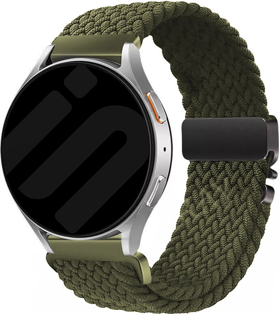 Strap-it Nylon Smartwatch Armband 22mm mit Fallschirmverschluss - passend für Samsung Galaxy Watch 1 46mm / Watch 3 45mm / Gear S3 - Huawei Watch ...