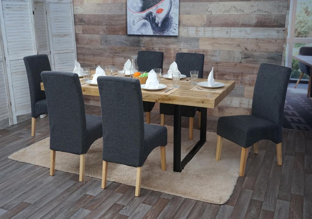 6er-Set Esszimmerstuhl Crotone, Küchenstuhl Stuhl, Produktbild 