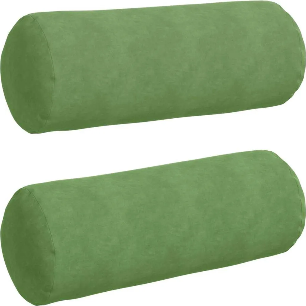Coussin de lecture bolster vert clair velours côtelé pour canapé et lit