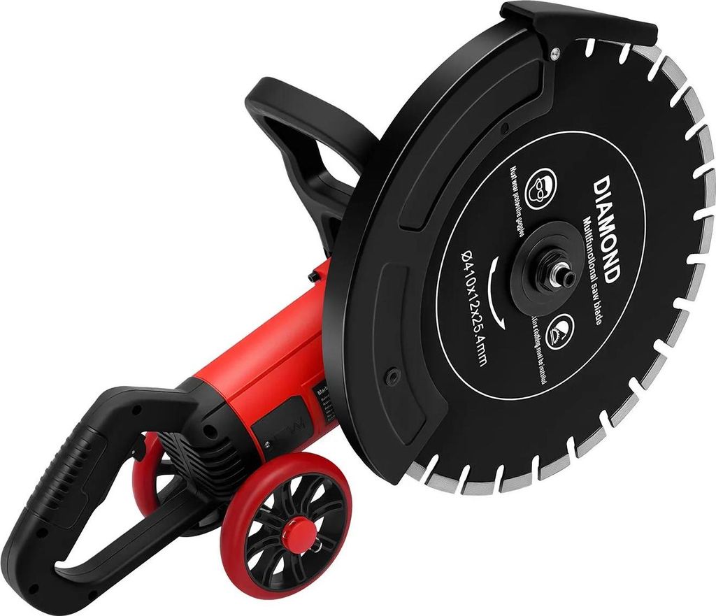 Elektrische Betonsäge - Fugenschneider - Leistung 4000 W - Drehzahl 3000 U/min - Wasserkühlung - Scheibe 41 cm - EU-Stecker - Reinkupfermotor - S...