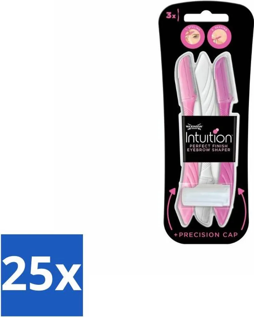 Wilkinson Intuition Precisione 25 Lame Modellatore Sopracciglia 3 Lame