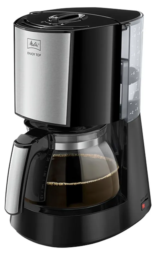 Cafetière filtre Melitta Enjoy Top Noire - Pour un café aromatique quotidien