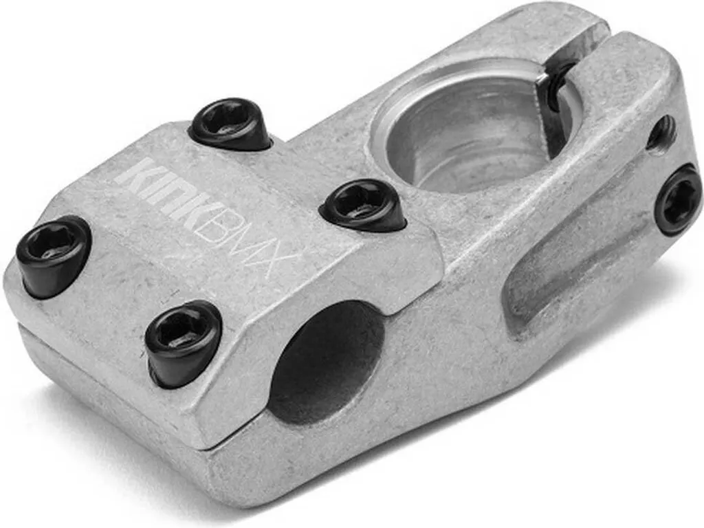 Potence BMX Kink Bold HRD Toploader 22,2 mm Argent - Longueur 50 mm