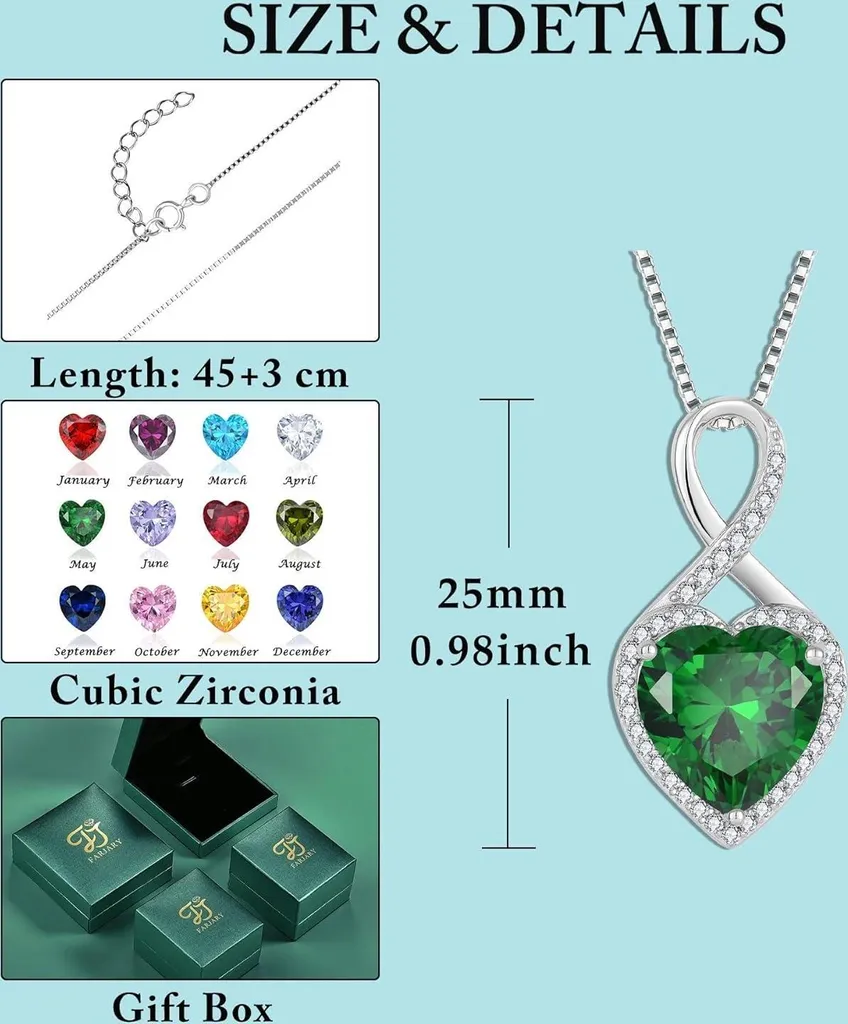Collier Argent 925 Émeraude : Bijou Durable qui ne Noircit Pas - 9