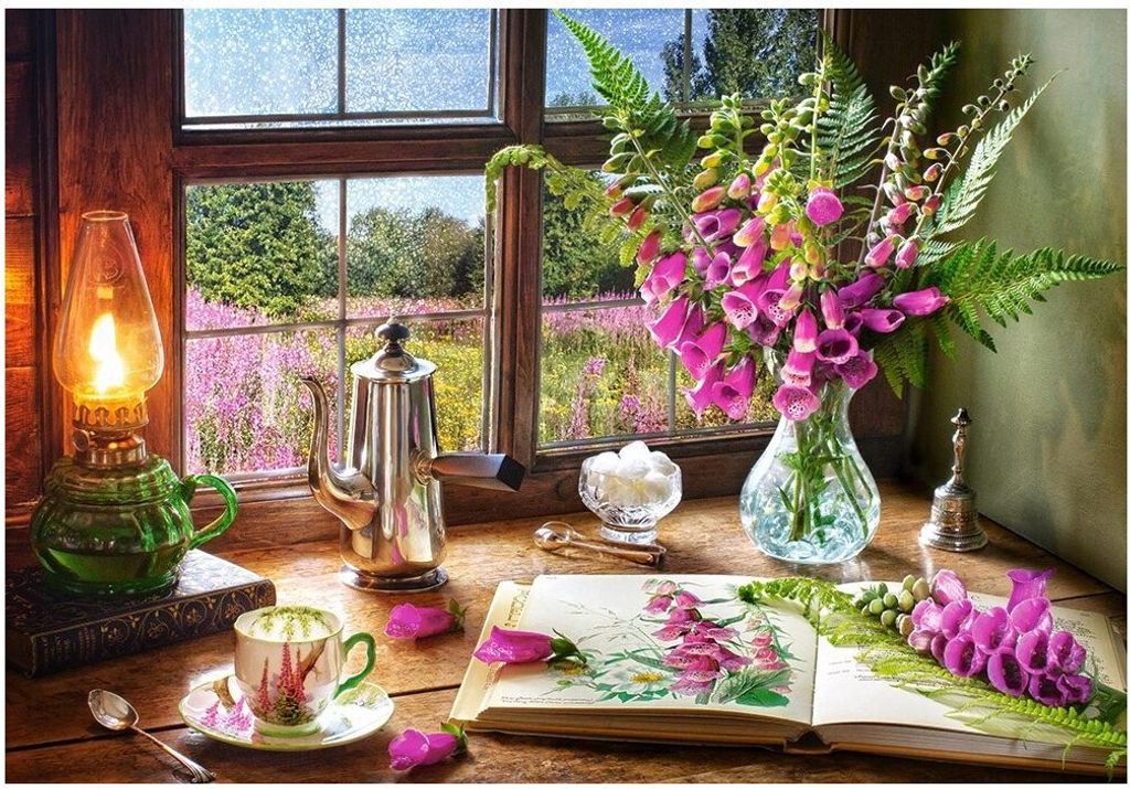 CASTORLAND puzzle di nature morte floreali 1000 pezzi Immagine del prodotto 