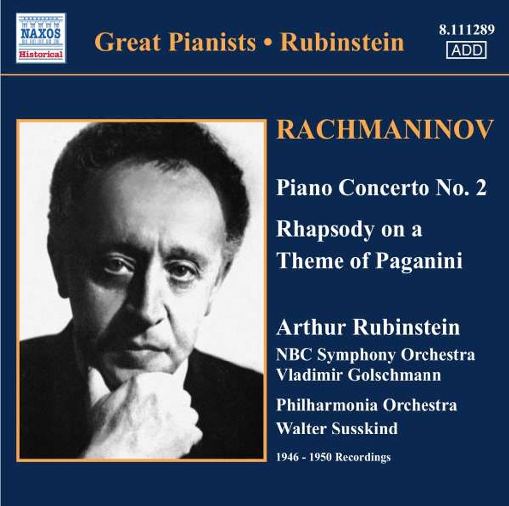 Rubinstein/Golschmann/Susskind: Klavierkonzert 2/Rhapsodie