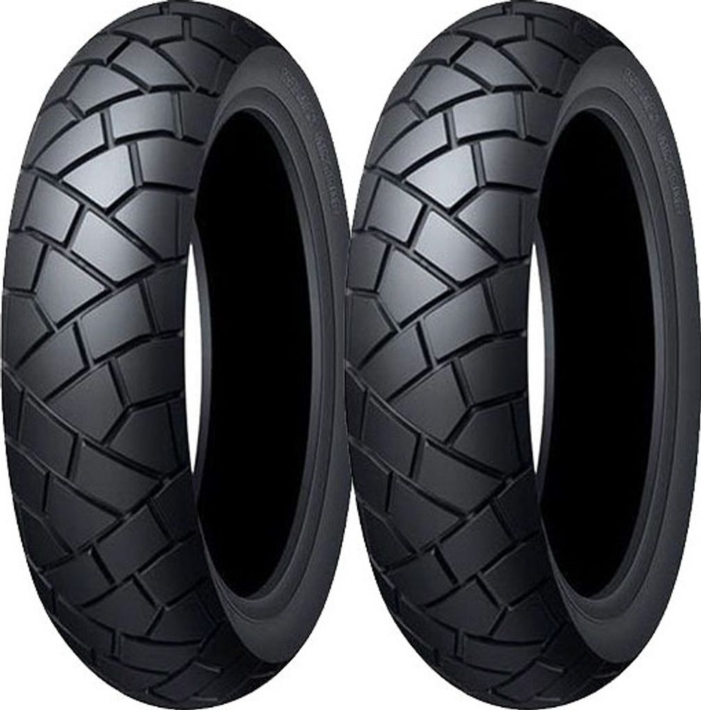Paar Motorradreifen Dunlop 120/70-17 58H + 160/60-15 67H Trailmax Mixtour
