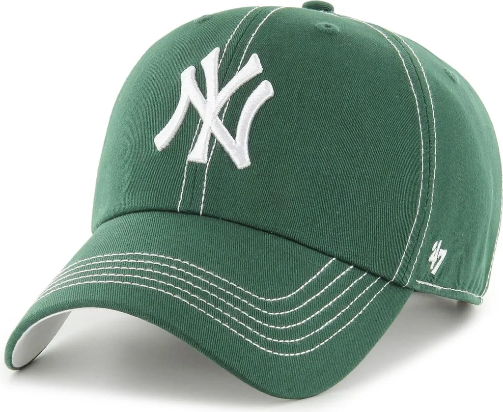 Cappellino Regolabile '47 Brand MLB NY Yankees Green Contrast Stitch