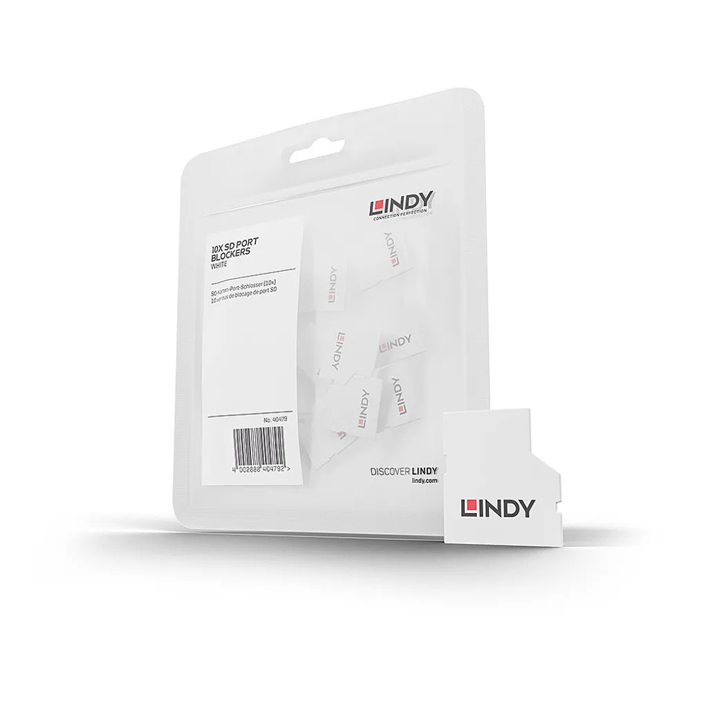 Verrous SD Lindy 40479 avec Clé Unique pour Sécurisation Informatique