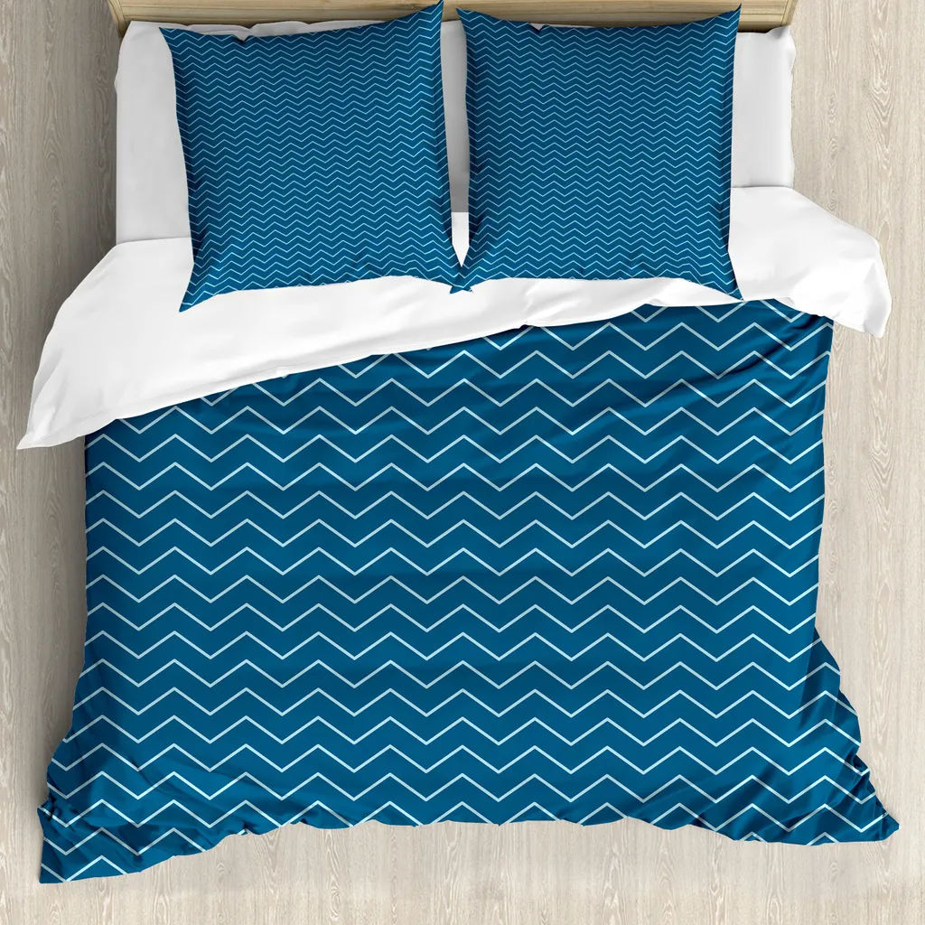 Copripiumino Anallergico ABAKUHAUS 155x220: Il Blu Navy per Dormire Meglio
