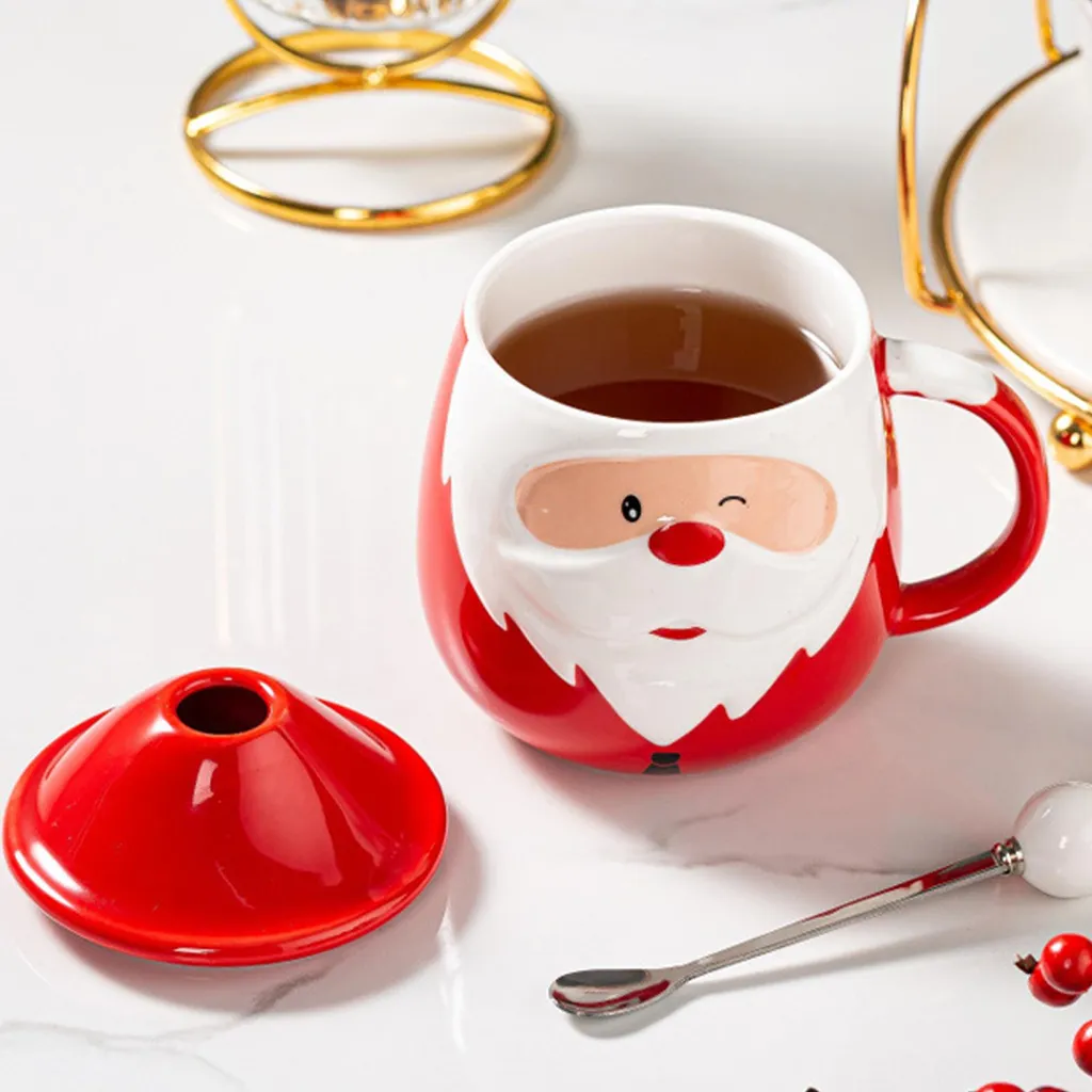 Tasse en céramique 450ml décorée style bohème pour café et thé chaud