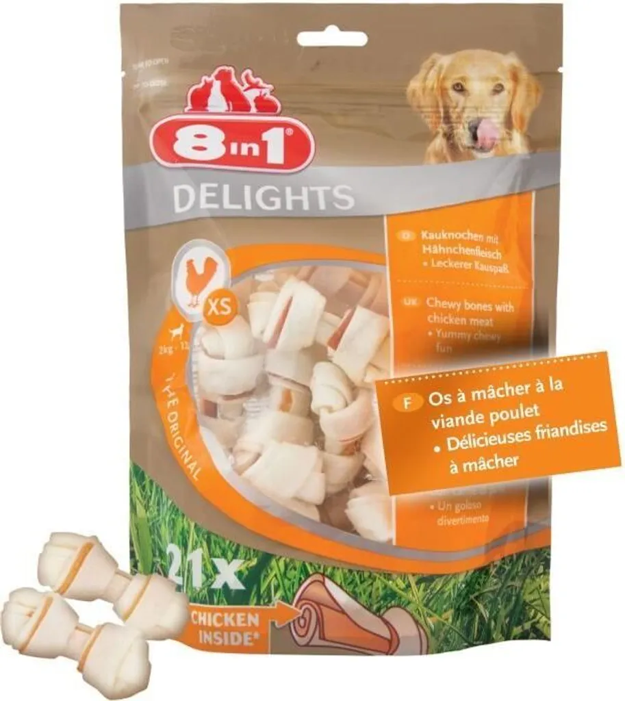 Delizie da Masticare XS 21 Pezzi - Snack Igiene Dentale Cani Piccoli - 3