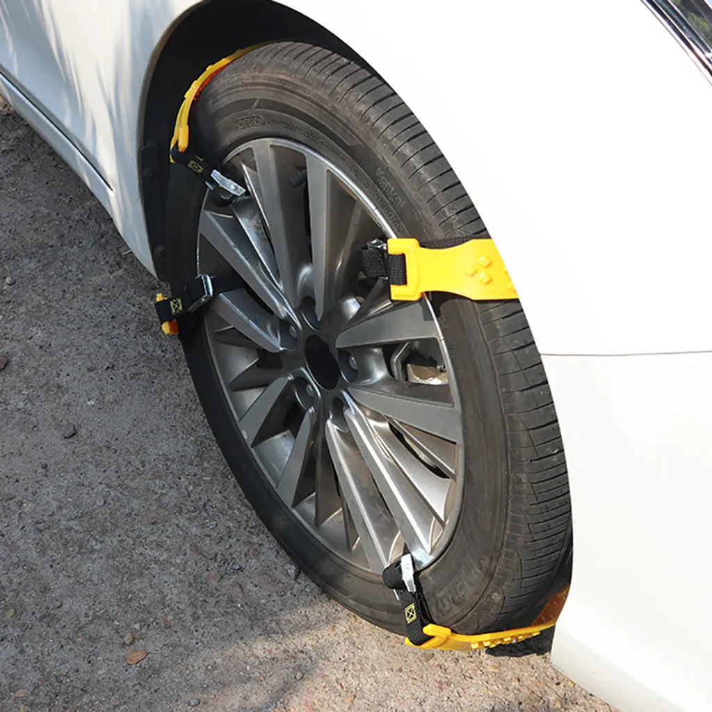TPU Car Tire Anti-skid Snow Chains Universal Winter Wheels Chain Fit for Road and Sand chain / 7327