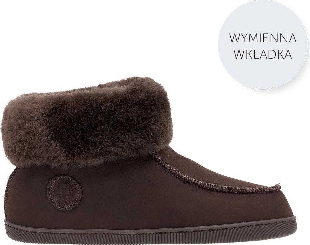 Vanuba Herren Pantoffeln Peppin Lammfell-Hüttenschuhe | Produktbild 