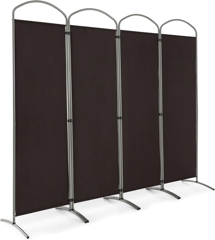 Trennwand mit 4 Paneelen, klappbarer Wandschutz, Trennwand Produktbild 