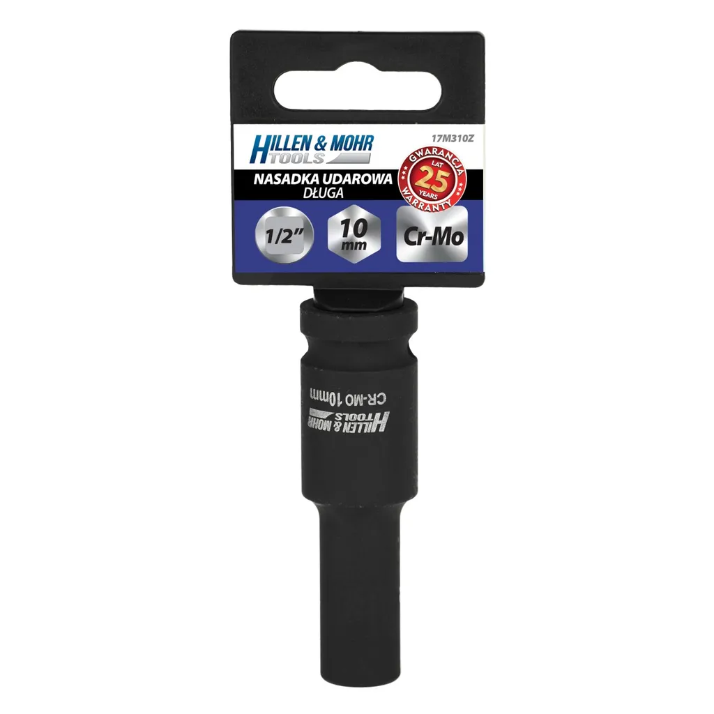 Presa lunga a percussione 1/2'', 17x78 mm, acciaio Cr-Mo